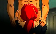 Chained Hentai Maid Self Masturbating In Front Of Her Master