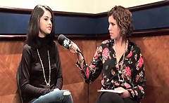 Here is Selena Gomez looking hot during a recent interview