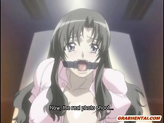 Bondage hentai nurse with gagging sucking dick and swallowin
