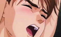 Hentai Guy Gets Tied In Hands And Legs In Bed