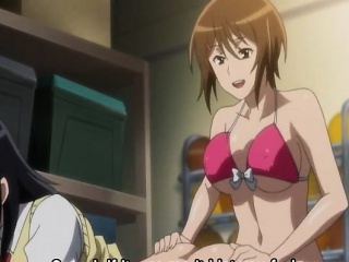 Two hentai schoolgirls gets fucked in threesome