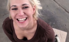 Euro Blonde Pick Up Fucking For Cash