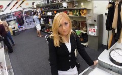 Sultry Milf Having Sex With Pawnkeeper In The Backroom