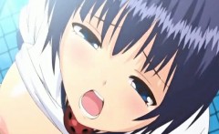 Two Hentai Coeds Bondaged With Muzzled Hard Poking And Cream