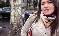 Rissian Babe Fucked In Public For Cash