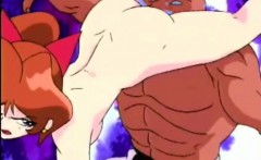 Redhead Hentai Gets Worm Inside Her Pussy