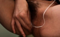 Mature Sayuri Kotose anal solo toy plays on toilet
