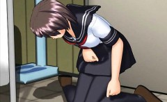 Sexy 3d Hentai Coed Gets Fucked Upskirt