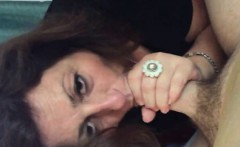 Horny Amateur Granny Sucks A Hard Dick