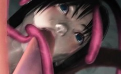 3d Girl Destroyed By Alien Tentacles!