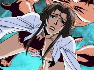 Hentai babe gets brutally fucked by monster