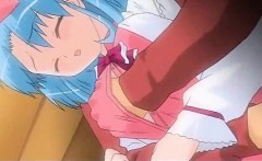 Anime Angel Doing Blowjob With Shy