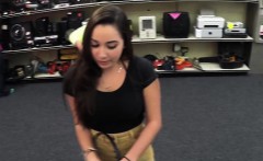 College Bitch Gets Pounded Hardcore Style In The Pawnshop