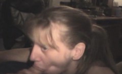 Brunette Street Whore Sucking Strangers Dick For Cash