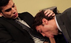 Office hunks buttfucking afterhours