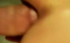 Fucking And Creampiing Her Tight Asshole
