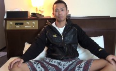 Asian Twink Tugging Cock