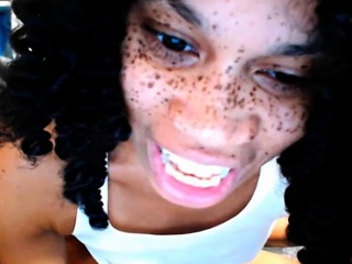 Slender Lightskin with Freckles Experimenting