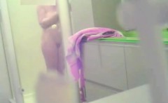 Intimate spy footage of my mom in bathroom