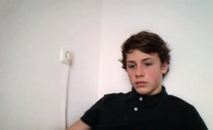 Danish 18yo Single Teen Boy & Masturbate-Masturbating Show.