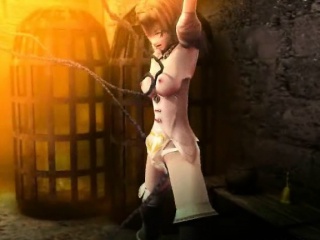 3D Tentacles Fucking a Chained Teen!