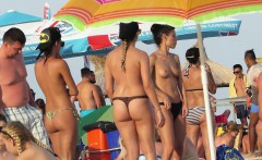 HOT Bikini Amateur TOPLESS Teens - Spy Beach Video