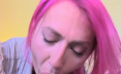 Amateur Transsexual Drools On Cock