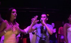 Hot Bombshells Get Kinky In The Club