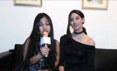 Ladyboy Prem Shows Off And Sucks