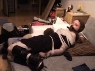 my slave struggling in ropes