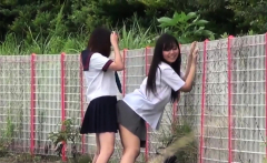 Japanese Teenage Skanks Pissing