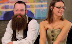 Interracial Couples Arrive At A Tv Show.