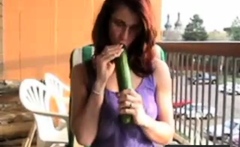 Cucumber On The Balcony