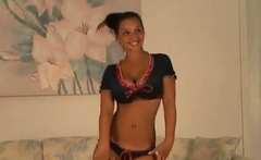 Christina Braless Boob Slinging