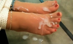 Bdsm Slave Suffers Hard Foot Torture And Nipple