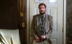 Str8 Israeli Daddy Jerk Off In Suit