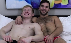 Riley Ross and Spencer Daley swap bj before bareback