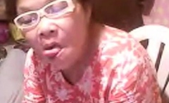 Asian granny Elizabeth 57 yr flashing 6 ( March 2014)