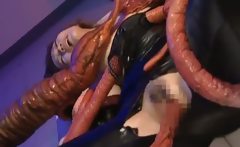 Asami ogawa gets fucked by huge crab