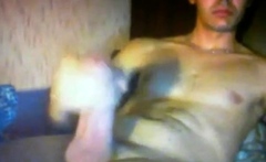Smooth Turkish Guy Wanking Huge Thick Cock On Cam