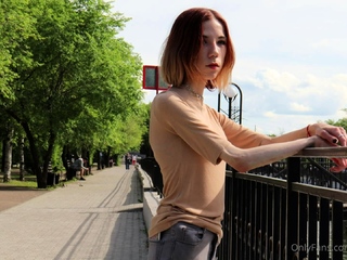 Redhead Czech amateur fucking outdoor