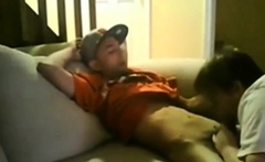 Slim Str8 Thug Boy Enjoys Dad's Bj