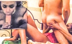 African Babe Cock Sucking For Pearl Necklace
