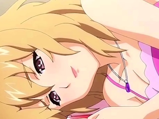 Hottie fingered from behind till she cums - Hentai Sex Cafe