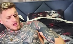 Tall Hunk Guy Ryan Moore Masturbates