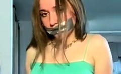 Eva Tape Gagged Moaning