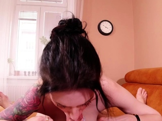 Hot Anna De Ville rides hard cock
