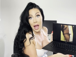 SPH solo MILF humiliates small shafts