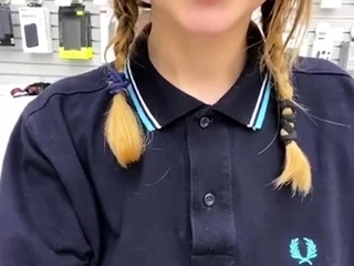 Big Boob Asian Bitch Masturbates At Work