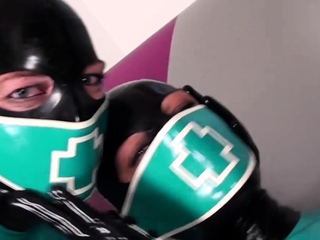 softcore masturbation in latex